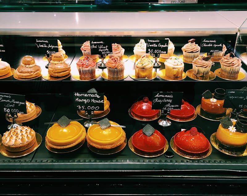 cakes and pastries